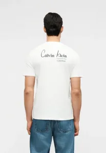 Футболка с графическим принтом Calvin Klein Jeans, Bright White