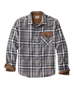 Фланелевая рубашка в шотландскую клетку, застежка на кнопках, слегка приталенный крой, стандартный американский размер.