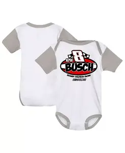 Боди для мальчиков и девочек белое Kyle Busch Richard Childress Racing Team Collection