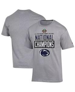 Мужская серая футболка Penn State Nittany Lions 2024 NCAA Womens Volleyball National Champions для раздевалки