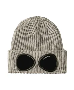 Шапка-Бини из сверхтонкой мериносовой шерсти C.P. Company, серый