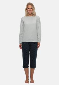 Пижамный комплект Schiesser SET, Blau Gepunktet Grau/Blue-Grey