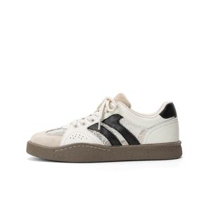 Женские скейтерские кросовки Low-Top Q.VONTON, бело-черные