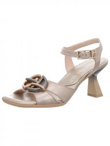 Золотые сандалии с ремешками Hispanitas