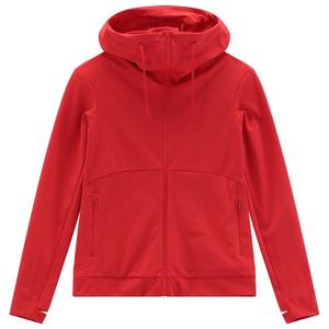 Женская куртка с капюшоном-колокольчиком - повседневная куртка Jeanne Baret, Scarlet