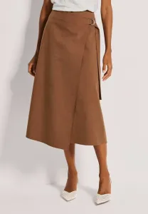 Юбка-Миди с запахом Madeleine, Nougat Brown