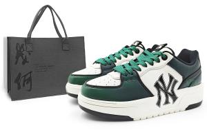 MLB Кроссовки для скейтбординга Chunky Liner, устойчивые к истиранию, низкие, унисекс, белые, зеленые