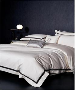 YIZUFU Комплект постельного белья из египетского хлопка пима сатин жаккард 1600TC White