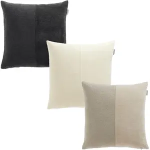 Декоративная подушка Match с эффектом шенилла Musterring, Anthrazit + unifarben