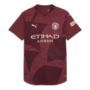 Джерси PUMA Manchester City 24/25 Authentic Third Football Jersey 'Dark Jasper', бордовый