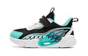 Детская повседневная обувь для дошкольников, кроссовки, кроссовки Qiaodan, белый/черный/зеленый