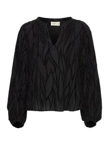 Блуза Fransa, Black/mottled black