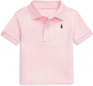 Поло Polo Ralph Lauren Kids Soft Cotton Polo Shirt, цвет Carmel Pink