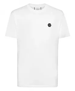 Футболка с короткими рукавами и круглым вырезом Philipp Plein, белый