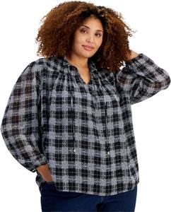 Стильная женская блузка в крестьянском стиле от Tommy Hilfiger, Gray