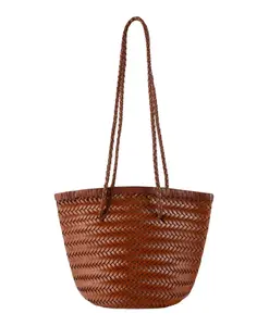 Стильная сумка через плечо для модниц. L37, коричневый