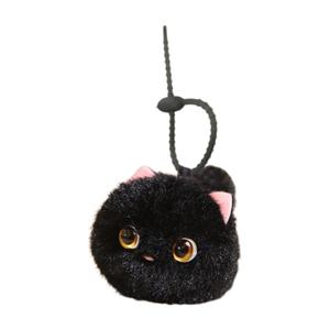 Подвеска Rolling Kitten Plush высотой 7 см TLXT, черный