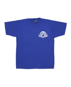 Классическая футболка-бокс, синяя, мужская. Obey, синий