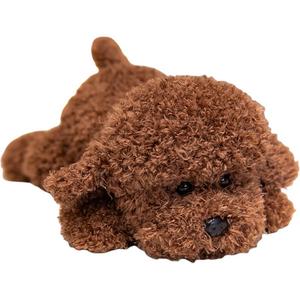 Плюшевая кукла Teddy Puppy, успокаивающий компаньон, терапевтическая игрушка, высота 33см/38см/48см JIZHUAN, коричневый