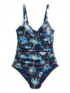 Next Купальник с треугольным верхом в цвете Night Blue, Light Blue