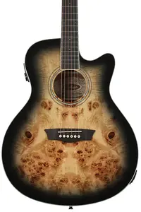 Акустическая гитара Washburn Deep Forest Burl ACE - Черный градиент