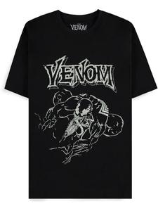 Marvel Universe Футболка "Venom - Stencil Men's Short Sleeved Men's T-shirt" черного цвета
