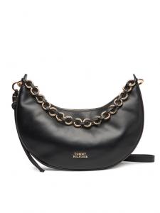 Сумочка Moon Leather Crossover AW0AW17467 Tommy Hilfiger, черный