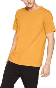 Мужская футболка Hanes RECOVERJersey HM1-P101 с круглым вырезом, коротким рукавом, светло-оранжевый