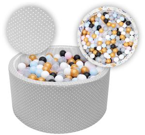 Сухой бассейн с шариками и шариками БОЛЬШОЙ 90х40 - Шарики и шарики 200 шт. Tuppi