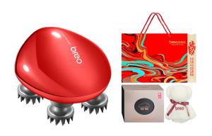 Массажер для головы водонепроницаемый готов к использованию в душе снимающий стресс мини для кожи головы Breo