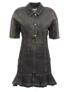 Платье 'Tint Edge' GANNI, черный