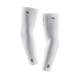 ANTA Эластановые солнцезащитные нарукавники Unisex White