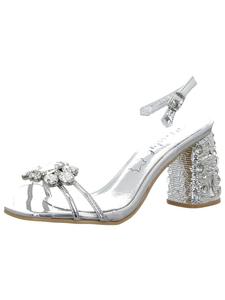 Серебряные туфли-лодочки LAURA VITA
