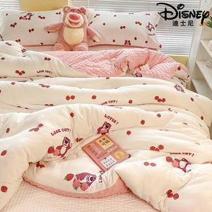 Disney Одеяло зимнее 200х230 см, наполнитель хлопок, вес 5 кг, ткань класса A, цвет Strawberry Bear