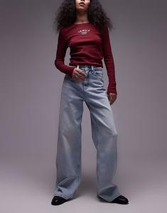 Джинсы Tommy Jeans Claire с высокой посадкой и широкими штанинами, ультралегкие