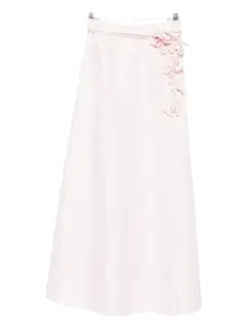 Миди-юбка с цветочным декором Aje, розовый