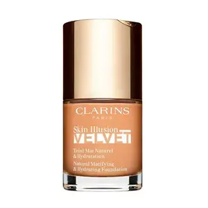 Основа под макияж с естественным финишем Skin Illusion Velvet Clarins, цвет amber