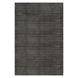 Ковер Nia Tile из искусственного меха кролика, пригодный для машинной стирки Nuloom, серый, 77x305 см