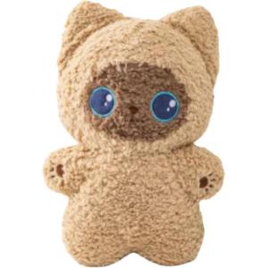 Плюшевая кукла сиамский кот высотой 40 см Fluffy bear, коричневый