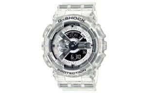 Casio GA-114RX-7AJR Мужские часы White серии Liquid Crystal/Analog Dual Display