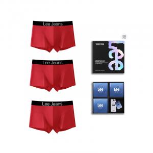 Мужские трусы-боксеры Lee, красный+красный+красный