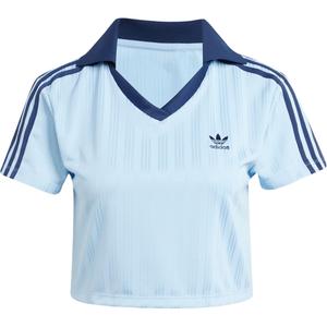 Adidas Originals Adicolor Футболка-поло для женщин Pink Blue