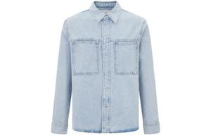 Рубашка мужская джинсовая светло-голубая Calvin Klein, светло-голубой