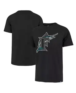 47 Brand Мужская футболка Premier Franklin Miami Marlins черная '47 Brand
