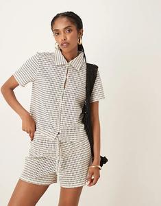 Трикотажная свободная рубашка AWARE в монохромном исполнении