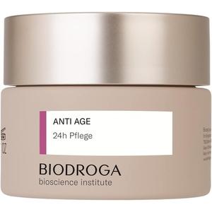 Крем для лица Anti Aging 24h 50 мл Укрепляющий крем для лица против морщин Дневной и ночной уход Vegan Bioscience Institute Biodroga
