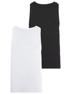 Bruno Banani Черно-белая майка-борцовка