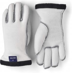 Hestra Women’s Heli Ski Liner | 5-Finger Liner Glove for Skiing, Ski Touring and Everyday Wear, Off-White