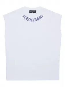 Топ с логотипом DSQUARED2 KIDS, белый
