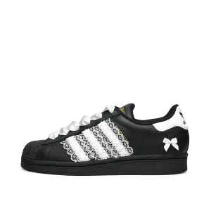 Adidas Originals Кроссовки для скейтбординга Superstar женские, низкие, черно-белые